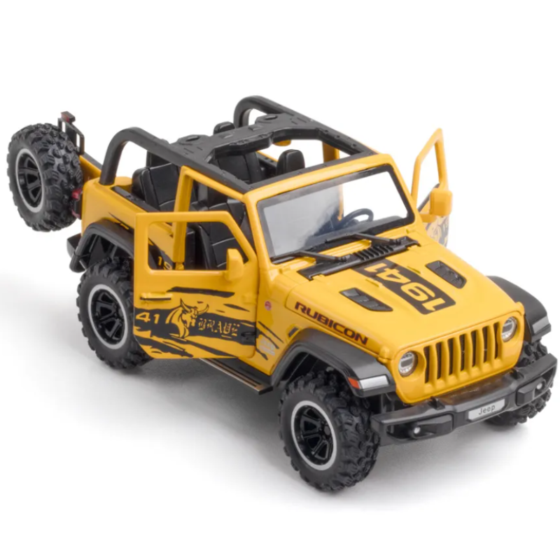 1/32 Scale Jeep Wrangler Rubicon 1941 Alloy Car Model