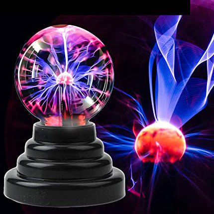 Novelty Static Sphere Plasma Lamp Magic Touch-Sensitive Plasma Light Ball