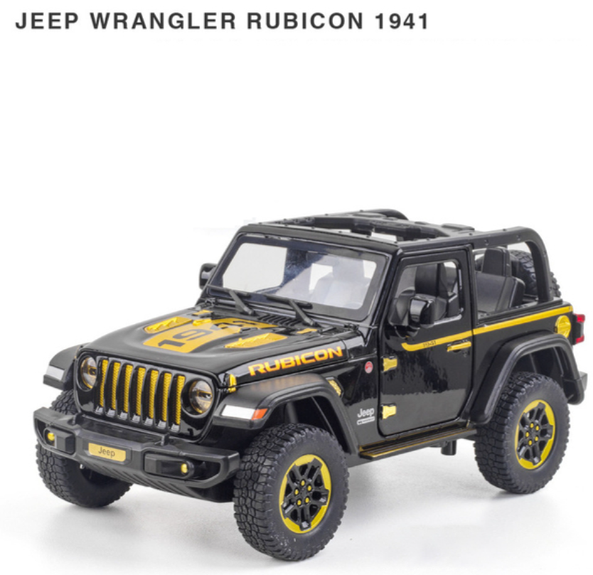 1/32 Scale Jeep Wrangler Rubicon 1941 Alloy Car Model