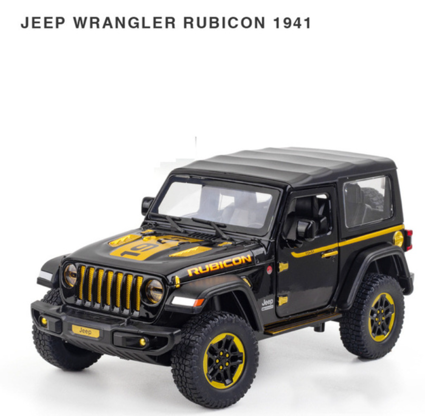 1/32 Scale Jeep Wrangler Rubicon 1941 Alloy Car Model