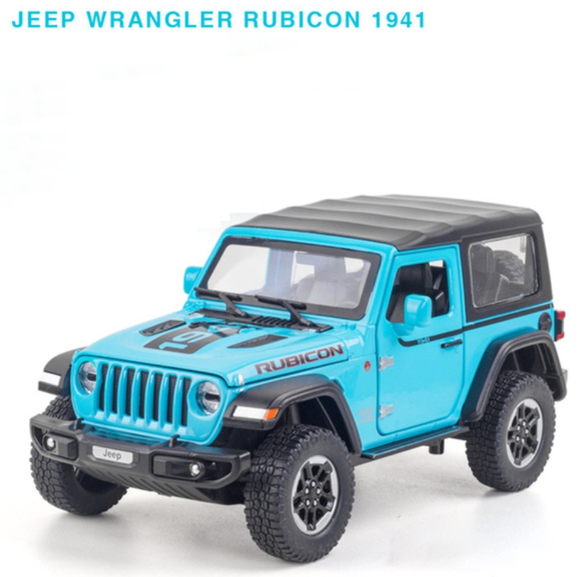 1/32 Scale Jeep Wrangler Rubicon 1941 Alloy Car Model