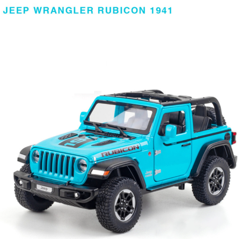 1/32 Scale Jeep Wrangler Rubicon 1941 Alloy Car Model