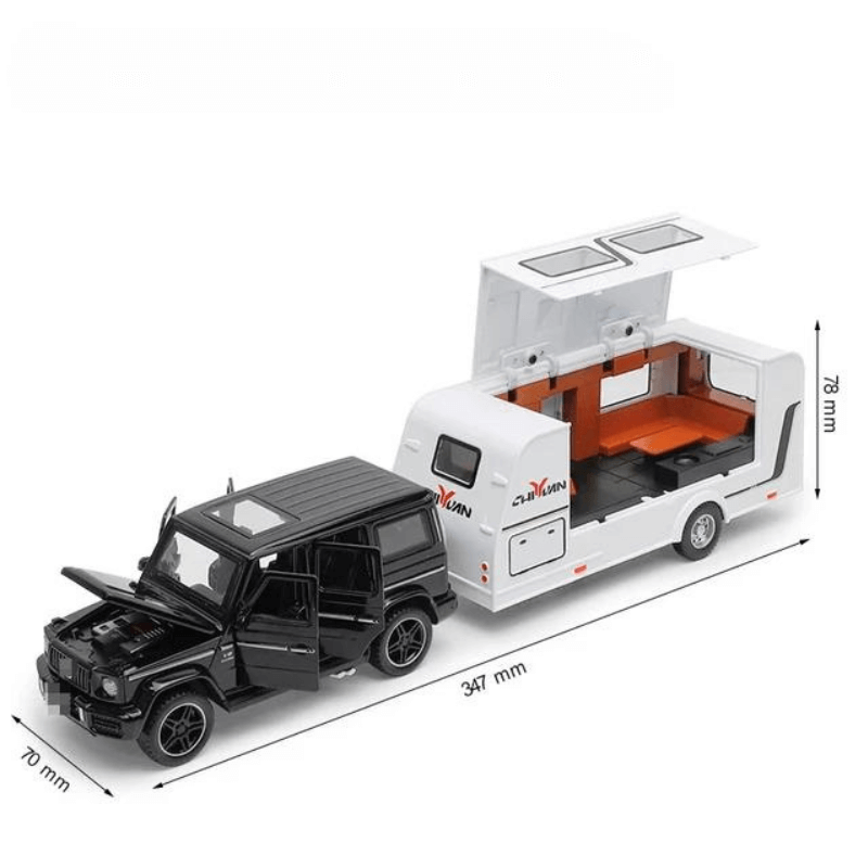 1/32 Scale Mercedes Benz G65+RV Die-cast Model Car