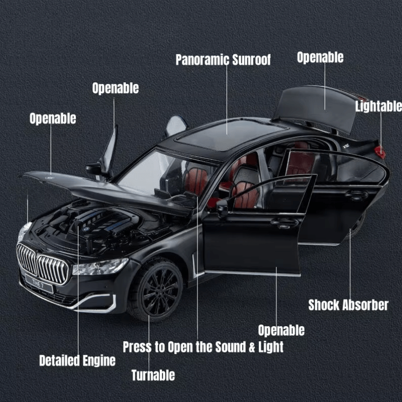 1/24 Scale BMW 7 Series Die-cast Model Car