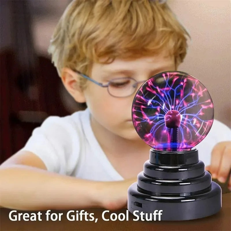 Novelty Static Sphere Plasma Lamp Magic Touch-Sensitive Plasma Light Ball