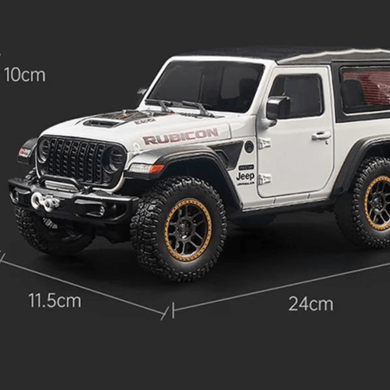 1:18 Scale Jeep Wrangler Rubicon Die-cast Model Car