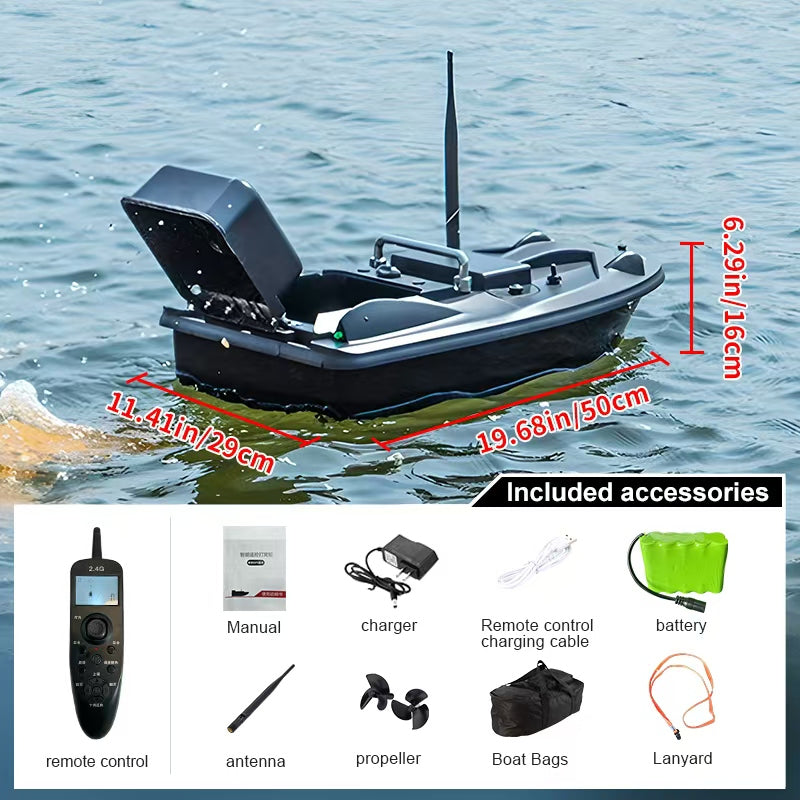 GPS Long Range 500m Water Resistant RC Bait Boat