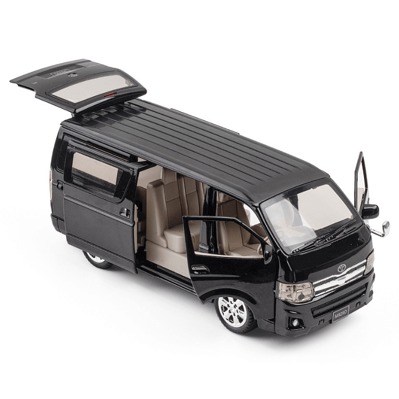 1/32 Scale Toyota Hiace Full Open Die-cast Model car