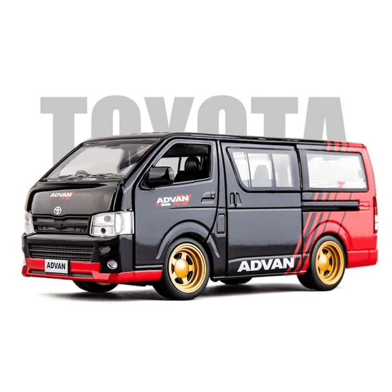 1/32 Scale Toyota Hiace Full Open Die-cast Model car