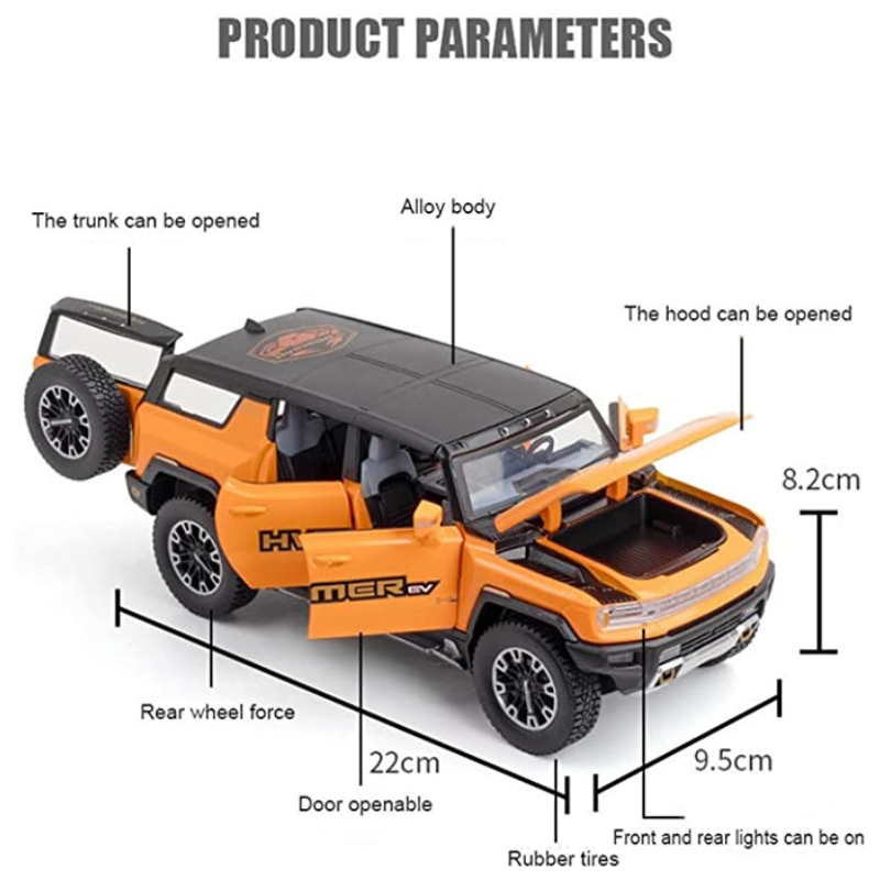 1/24 Hummer EV Die-cast Car Model