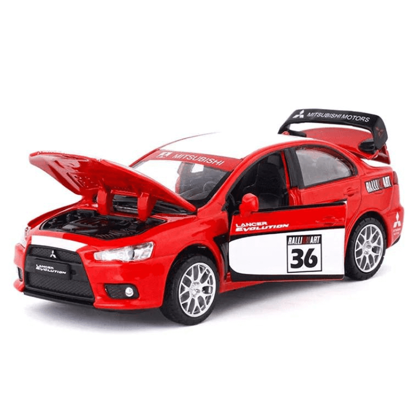 1/32 Scale Mitsubishi Evolution X Die-cast Model Car