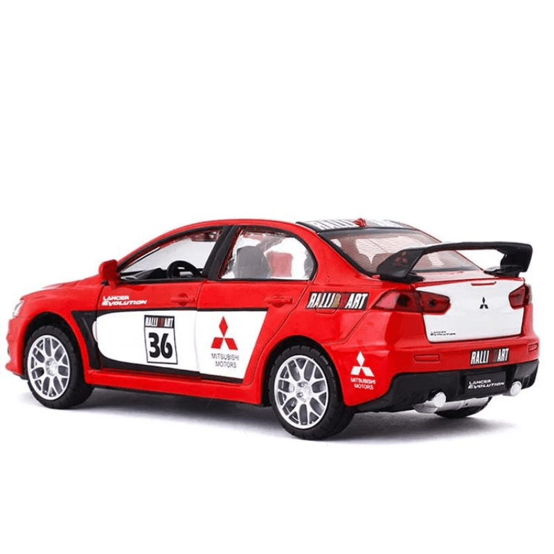 1/32 Scale Mitsubishi Evolution X Die-cast Model Car