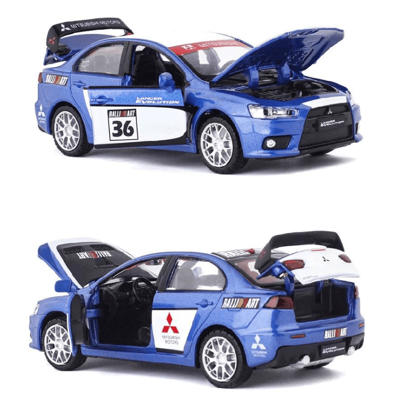 1/32 Scale Mitsubishi Evolution X Die-cast Model Car