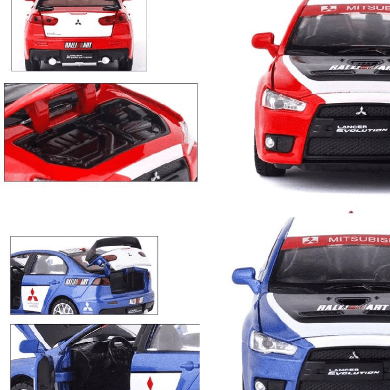 1/32 Scale Mitsubishi Evolution X Die-cast Model Car