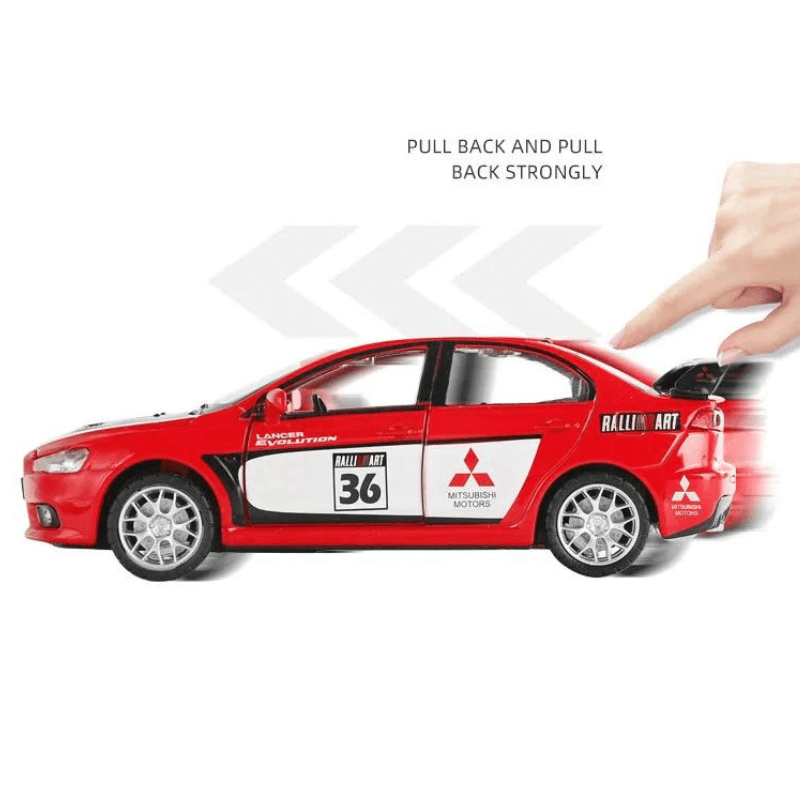 1/32 Scale Mitsubishi Evolution X Die-cast Model Car